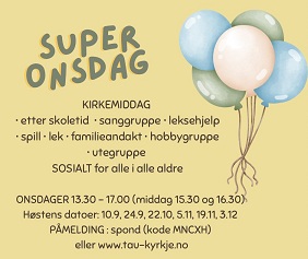 Barneklubb i Tau kyrkje
